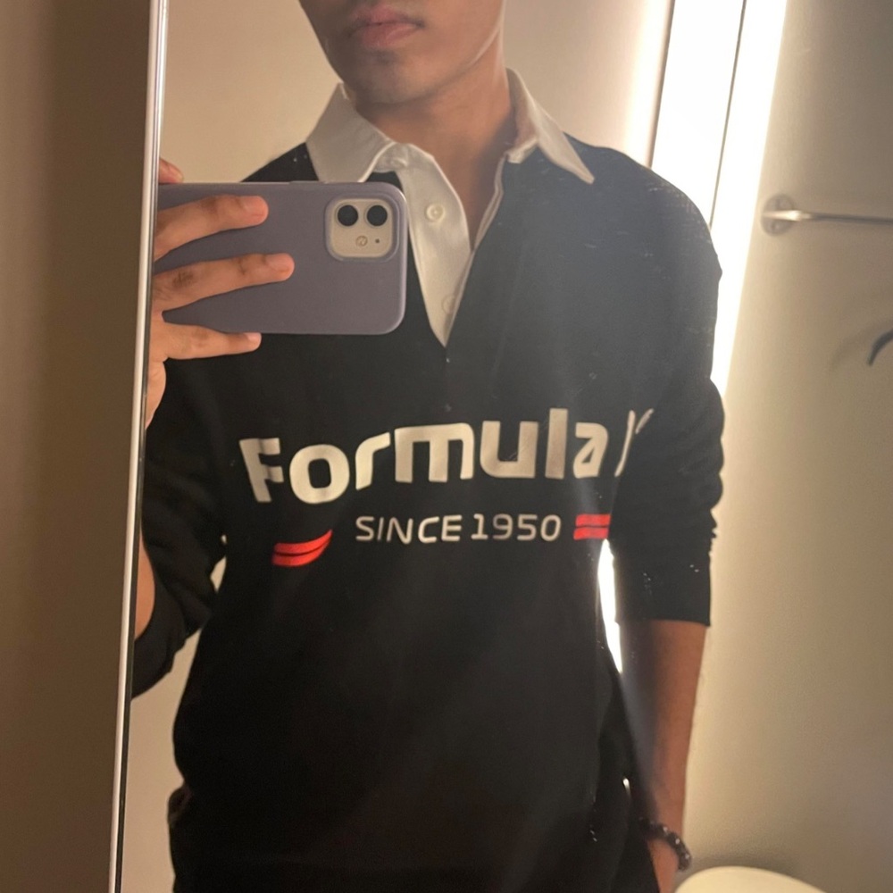 H&M x Formula 1 rugby long sleeve pullover shirt -small - Picture 3 of 4